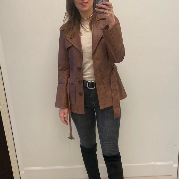 Karen Kane | 100% leather jacket - Picture 2 of 8